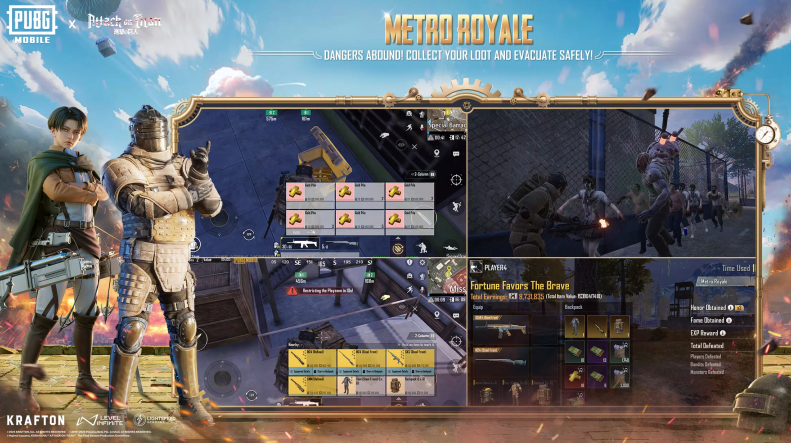 地铁逃生pubg正版免费2025 v3.8.0截图